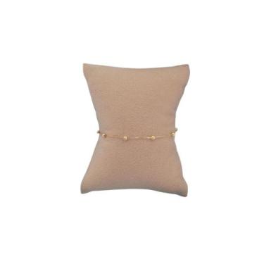 Imagem de Tornozeleira Veneziana De Ouro 18k Bolinha 23cm - Joias Danisam 