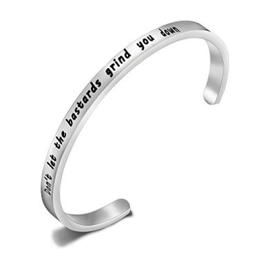 Imagem de Pulseira BNQL Nolite Te Bastardes Carborundorum Pulseira Margaret Atwood The Handmaid's Tale