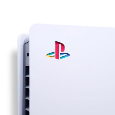 Imagem de Adesivos clássicos com logotipo PS. Confortável para PS5 Pro e PS5 Slim, 10 unidades incluídas (conjunto nº 04), ★ Não serve para o PS5 normal ★