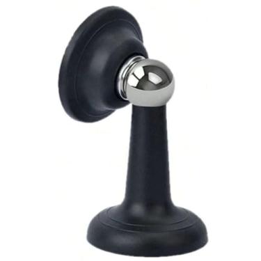 Imagem de Trava Porta Fixador Magnético Dupla Face Prendedor Longo (Preto)