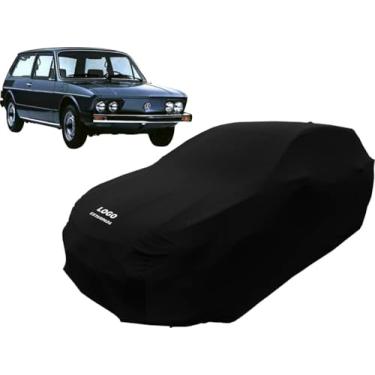 Imagem de Capa Automotiva Volkswagen Brasília Tecido Helanca Lycra (Preto)