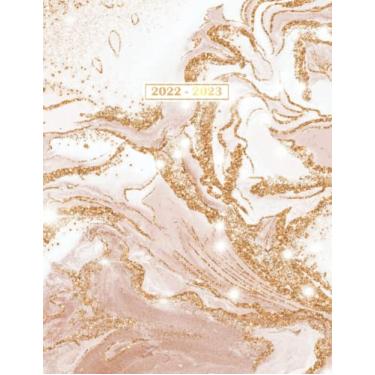Imagem de 2022-2023 Planner: Daily Weekly and Monthly, 24 Months Calendar, Vision Boards, To Do Lists, Notes | Special Gold Marble Cover Edition