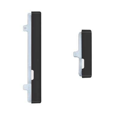 Imagem de BESJMYT Para Samsung Galaxy S23 botão liga/desliga e botão de volume, botão lateral de substituição, interruptor liga/desliga e botão de volume modelo de substituição: SM-S911U SM-S911U1 Phantom Black