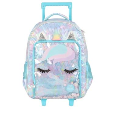 Imagem de Mochila com Rodinhas Unicórnio Azul Up4You IC41092UP 2025