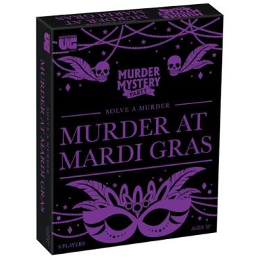 Imagem de Murder Mystery Party Games - Murder At Mardi Gras, Host Your Own New Orleans Murder Mystery Dinner for 8 Adult Players, Solve the Case with Crime Scene Clues, 18 Years and Up, 1 Pack, Multi