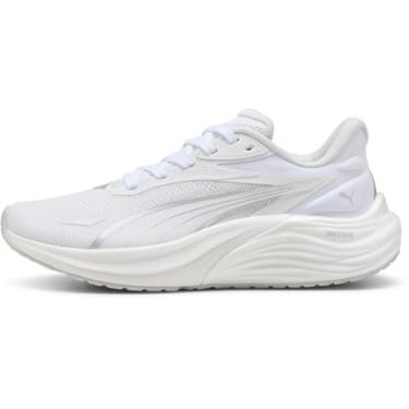 Imagem de PUMA Tênis de corrida feminino Electrify Nitro 4, Puma Branco/cinza pena, 34