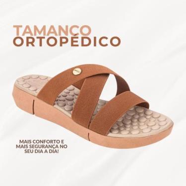 Imagem de Sandália ortopédica feminina chinelo ortopedico feminino Tamanho 34 ao