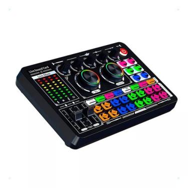 Imagem de Mesa De Som Canal Duplo Digital Mixer Profissional Bluetooth - TOMATE