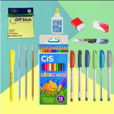 Imagem de Material Escolar Ensino Fundamental  Kit Com 16 Itens - Faber-Castell