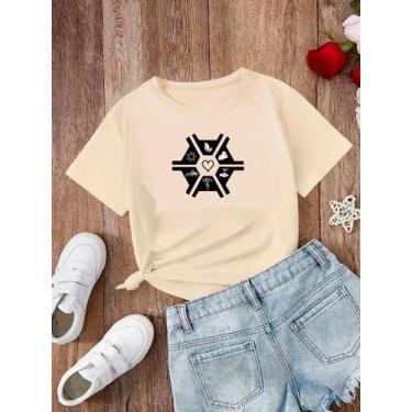 Imagem de Camiseta Infantil Algodão T Shirt Menina Agronomia Estampada - UBUNTU,