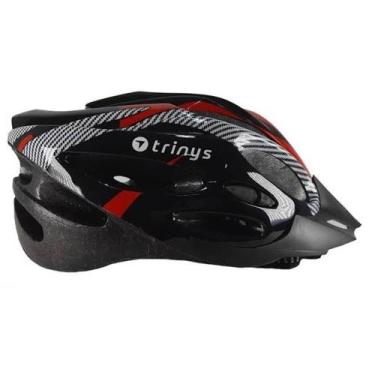 Imagem de Capacete ciclismo unissex ajustável Trinys, Vermelho
