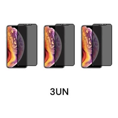 Imagem de Kit Privacidade 3UN Películas Flexível Fosca 9D Anti Espião Para Iphon