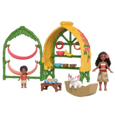 Imagem de Moana 2 Casa Moana e Simea com Pua e Acessórios - Mattel