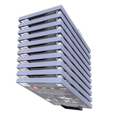Imagem de Suporte Stand Organizador de Parede Para Até 10 Dvd Blueray Universal Jogos