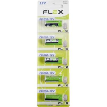 Imagem de Pilha Bateria A23 12V Alcalina Cartela com 5 - FLEX