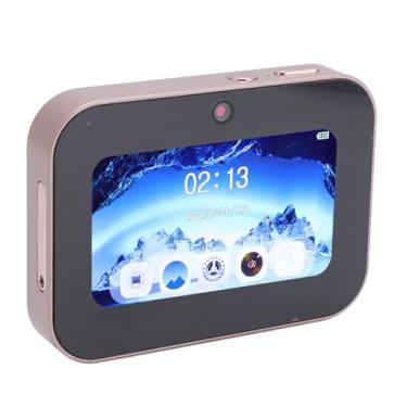 Imagem de Câmera digital, câmera compacta de 64 MP 4K com tela sensível ao toque HD de 3 polegadas e lente tripla, câmera de viagem com bateria de 3600 mAh