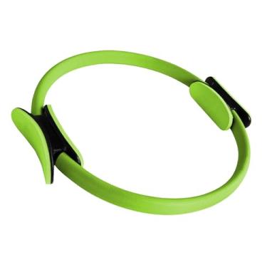 Imagem de Dynwave Pilates Anel para mulheres Toner resistência Treinamento de ginástica de ioga Equipamento Círculo de fitness Círculo de fitness Círculo de fitness, Verde