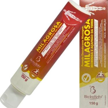 Imagem de Pomada Desodorante Massageadora Bio Instinto Milagrosa Moringa e Açafr