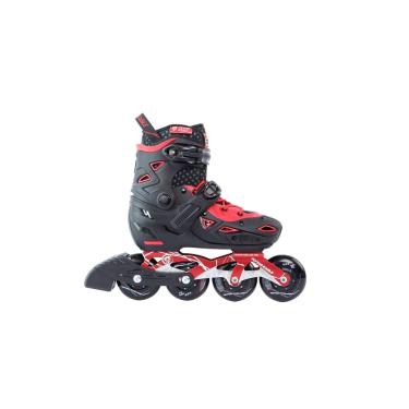 Imagem de Patins Flying Eagle Infantil ajustável S9 - Black/Red Abec 7-Unissex