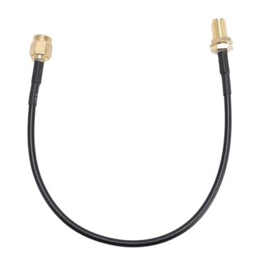 Imagem de SMA Male para SMA Cabo Feminino, Conector SMA RG174 Adaptador Coaxial Cable15cm Brass Gold Bated para Conexão Estável Baixa Perda