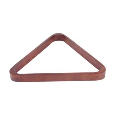 Imagem de Vaveren Billiard Ball Rack Ball Holder Triangle Rack Prática interna, Treinamento de bilhar Gatherer Equipamento, Marrom