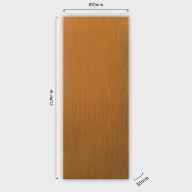 Imagem de Kit com 2 Folhas de Porta Madeira Lisa 210x60cm Espessura 3cm Melamínica Mgm