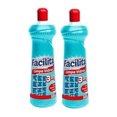 Imagem de Limpa Vidros 3 Em 1 Facilita 500Ml Audax (2Und)