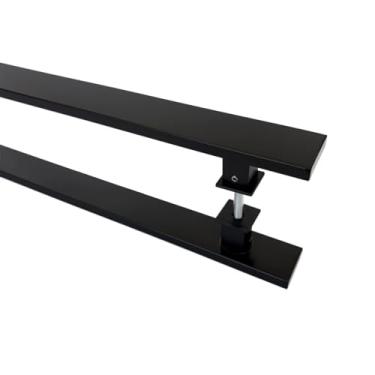 Imagem de Puxador De Porta Reto Flat Black 60cm Aço Inox - Preto Fosco