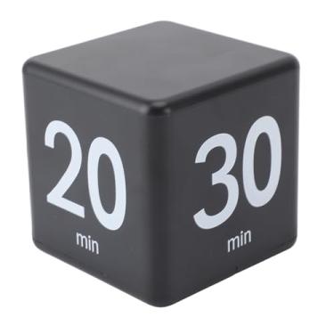 Imagem de Senting Flip Timer Com 15 20 30 60 Minutos, Alertas de Som, Exibição, Timer de Contagem Regressiva Compacta Portátil para Cozinhar, Trabalhar, Ler (Preto)