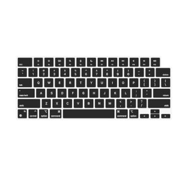 Imagem de DTOOSZN Capa de teclado compatível com MacBook Air 34.5 cm 2025 M4 A3240 M3 A3113 M2 A2681/Air 15 M4 A3241 M3 A3114 M2 A2941, capa de teclado para MacBook Pro de 14 polegadas, 16 polegadas e 2 024-24