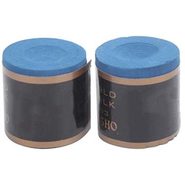 Imagem de plplaaoo Giz para sinuca e taco de sinuca verde escuro azul vermelho 2 peças (azul)