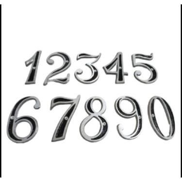 Imagem de Numeral de fachada - 0 Jr grelhas