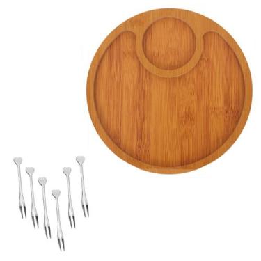 Imagem de Kit Petisqueira Tábua frios petiscos e garfinhos petiscos - Clink