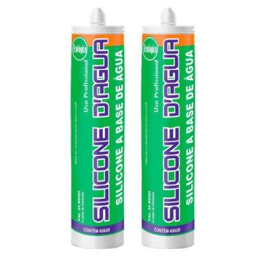 Imagem de Kit 2 Silicone Cinza 450G Selante Acrílico Base De Água - Sbrix