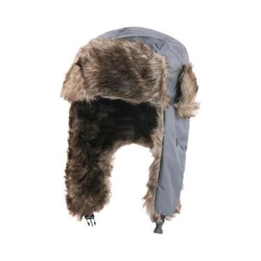 Imagem de Chapéu Ushanka Bomber de Inverno - Unissex, Pele Sintética Térmica CAM
