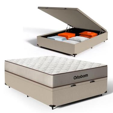 Imagem de Cama Box Baú com Colchão de Espuma D60 Double Face Force Dream - Ortobom Casal 138cm