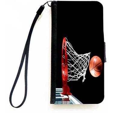 Imagem de Rikki Knight Capa carteira flip Basketball in Hoop com aba magnética para Apple iPhone 5c