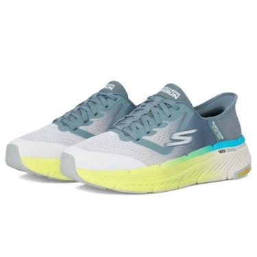 Imagem de Skechers Tênis masculino Max Cushion Premier 2.0 Ascendant II sem cadarço, Cinza/Multi, 46