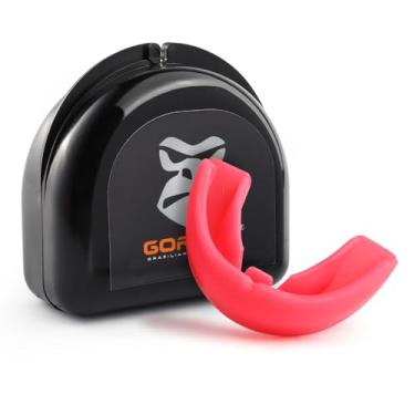 Imagem de Protetor Bucal Flexível Moldável - Proteção Boca Dente Bruxismo - Boxe Profissional Com Capinha - Gorilla