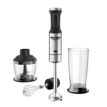 Imagem de Mixer 3 em 1 Dako 800W Função Turbo Preto e Inox 220V, 220V