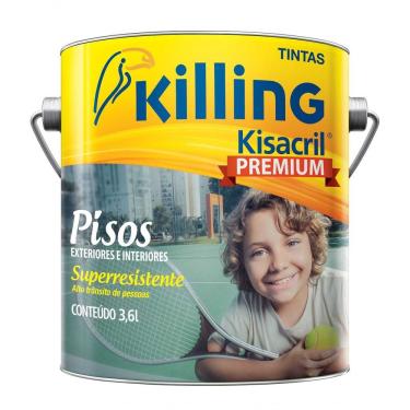 Imagem de Tinta Piso Acrílica Kisacril 3.6lt Concreto