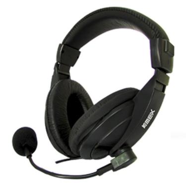 Imagem de Headset K-mex Ars-7500 C- Microfone Preto