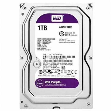 Imagem de Hd Western Digital 1tb Purple, 5400 Rpm, Sata 3 - Wd10purz