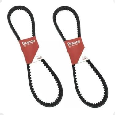 Imagem de 02 Correia Dentada Transmissão Motocultivador Tratorito