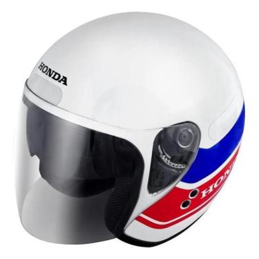 Imagem de Capacete Honda Genuíno HJS 2020 Branco/Azul/Vermelho Tamanho 58