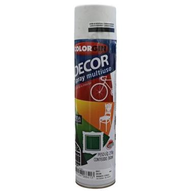 Imagem de Kit tinta spray branco fosco decor 4 unidades ref 8841 - COLORGIN