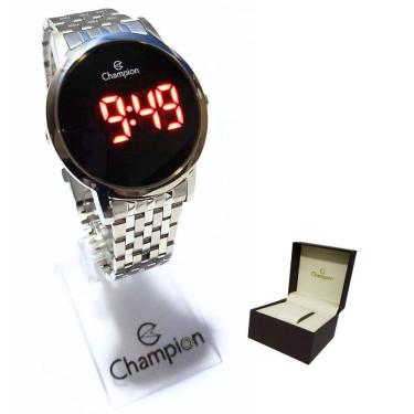 Imagem de Relógio Champion Feminino Led Digital Prateado CH40099T