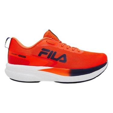 Imagem de Tênis Fila Racer Fastpace Masculino - Laranja/Marinho/Vermelho, 40