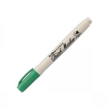 Imagem de Caneta brush verde Tilibra