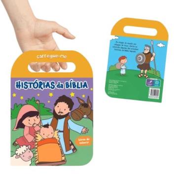 Imagem de Livro Infantil de Histórias Da Bíblia Para Ler e Colorir Desenvolve Ra